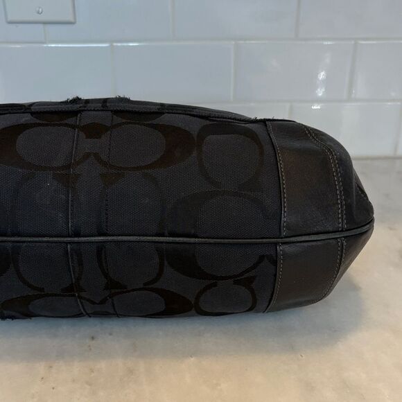 Coach Bag Purse Handbag Ergo Y2K Jacquard Signature Logo X-Large Soho Hobo - Picture 9 of 16